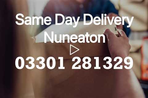 Nuneaton Same Day Delivery National Courier Service From Single Package To Multiple Pallets