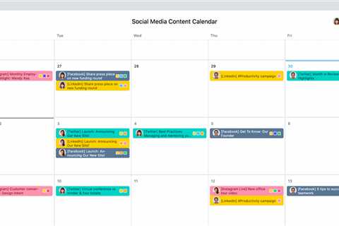 How to plan a social media content calendar - Tips & Guides for Beginners  — chickband80