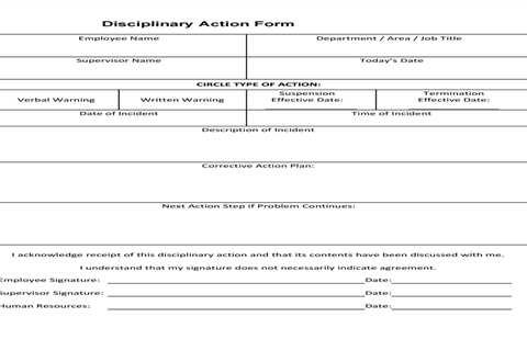 What Types of Discipline Can You Expect at Work?