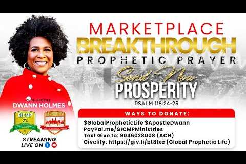 Prophetic Prayer re Business & Career Trends