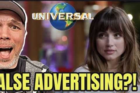 UNIVERSAL SUED FOR DECEPTIVE TRAILER FALSE ADVERTISING and loses lawsuit! | Ana de Armas