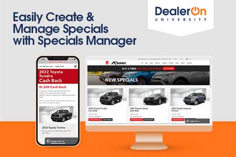 Easily Create & Manage Specials with Specials Manager