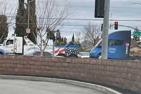 Pepsi’s Tesla Semi Spotted Apparently Being Towed Away