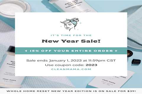 It’s Time for the New Year Sale!