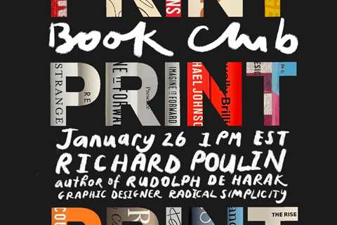 Learn All About Design Icon Rudolph de Harak in Our Next PRINT Book Club!