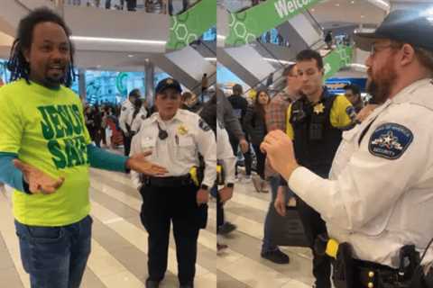 Video shows security booting man with ‘Jesus Saves’ shirt from Mall of America