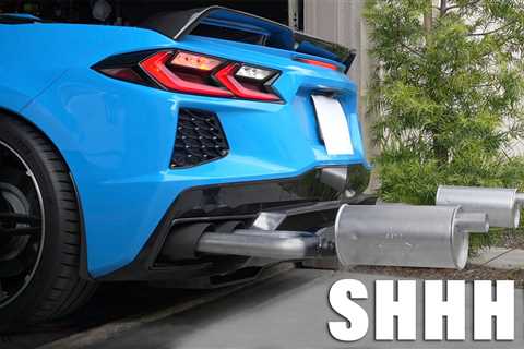 Corvette Owner Comes Up With A DIY ‘Stealth Mode’ Just To Keep Neighbors Happy