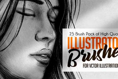 Illustrator Brushes For Vector Illustration (25 Brush Packs)