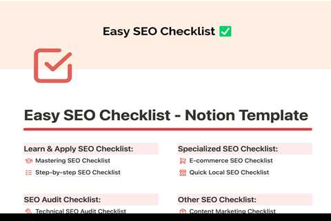The Importance of an SEO Checklist