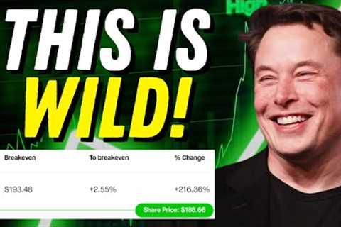 Tesla stock INSANITY! $200 this week?