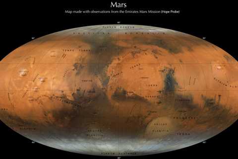 UAE Mars orbiter creates stunning new map of the Red Planet