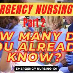 10 Simple Tips Every New Emergency Nurse Should Know / How many of these tips did you already know?