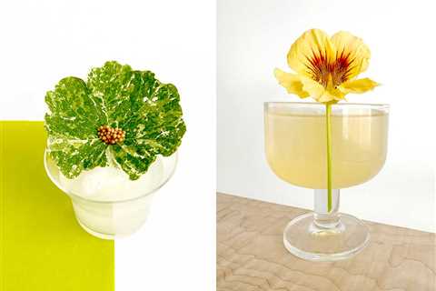 Celebrate Spring With Refreshing + Flavorful Nasturtium Cocktails