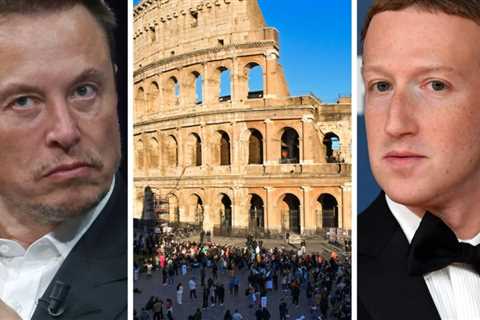 Elon Musk and Mark Zuckerberg's fight gets even stranger: Hold it in the Colosseum?