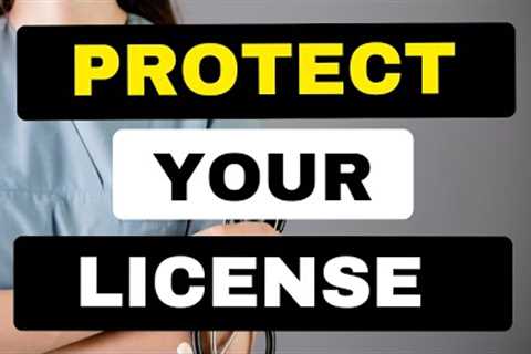 How to protect your nursing license as an ER Nurse! Sharing tips i''ve learned as an ER Nurse