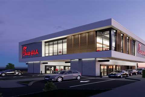 See Chick-fil-A's wild new restaurant design with a drive-thru that runs through the middle of the..