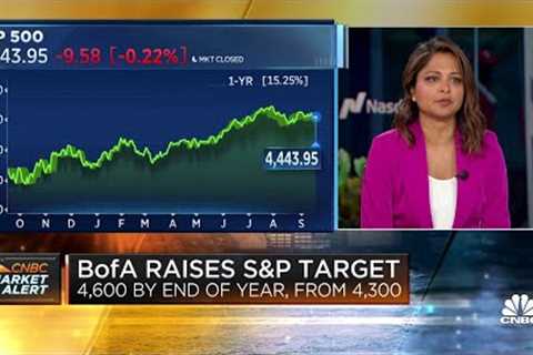 BofA Securities'' Savita Subramanian explains why she''s raising her year-end S&P 500 target to ..
