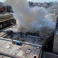 5 FDNY firefighters, 1 civilian injured at warehouse blaze