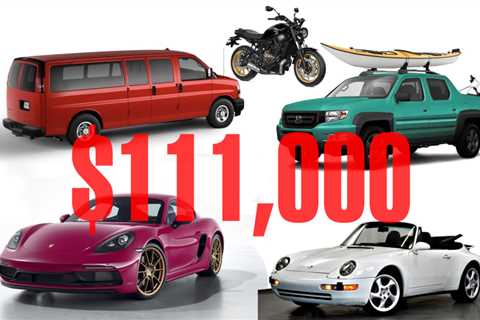 Here's $111,000. Buy whichever (and how many) cars you want