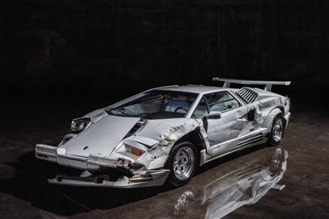 Second, smashed 1989 Lamborghini Countach from 'Wolf of Wall Street' to be auctioned