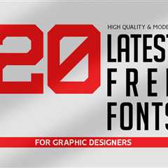 Free Fonts: 20 Latest Free Fonts For Designers