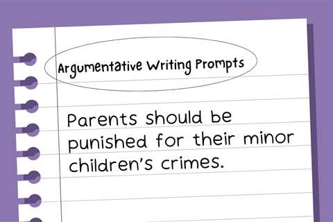 100 Thought-Provoking Argumentative Writing Prompts for Kids and Teens