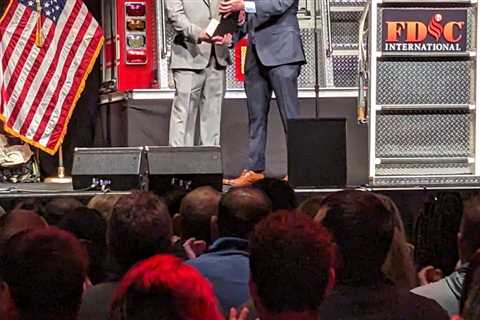 Keith Stakes honored as George D. Post Instructor of the Year at FDIC 2023