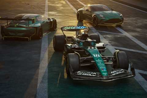 Aston Martin shows off 2024 Formula 1 car with new Vantages