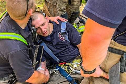 Photo of injured R.I. firefighter highlights brotherhood