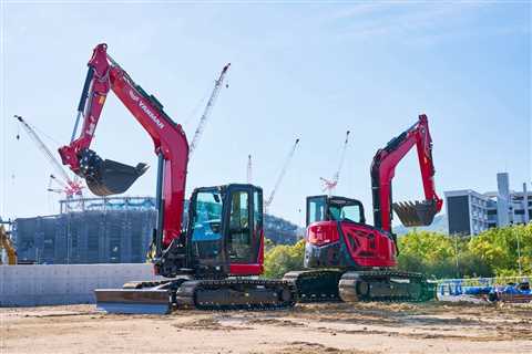 Yanmar Completely Redesigns its 2 Largest Compact Excavators