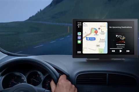 Wireless Apple CarPlay and Android Auto touchscreen monitor now 30% off at Amazon
