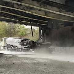 Fiery gasoline tanker crash snarls traffic, closes I-95 in Connecticut