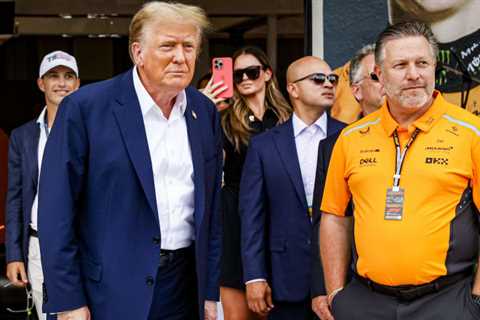 Trump attended Miami Grand Prix as McLaren's guest