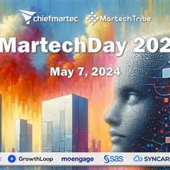 This isn’t hyperbole: we have some big counterintuitive revelations coming on #MartechDay 2024