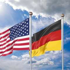 Trade between the US and Germany is growing.