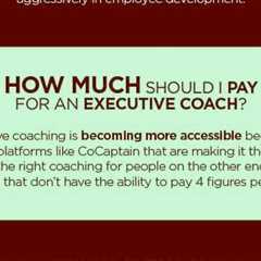 Who pays for executive coaching?