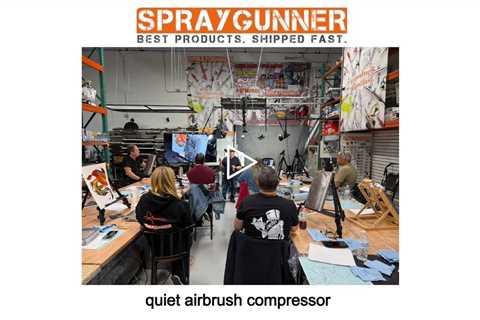 quiet airbrush compressor - SprayGunner