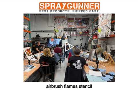 airbrush flames stencil - SprayGunner