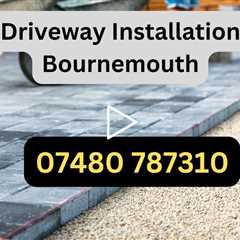 Driveway Installation Bournemouth Tarmac Block Paving or Resin Drive Or Patio Experienced Installers