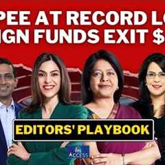 Rupee Hits Record Low | Why India Faces $21Bn Outflows & Market Underperformance | Editors''..