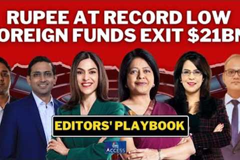 Rupee Hits Record Low | Why India Faces $21Bn Outflows & Market Underperformance | Editors''..