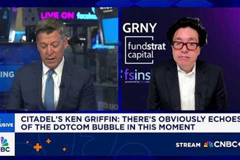 Tom Lee: There will be an AI ''shakeout'' but valuations are still reasonable compared to late 90s
