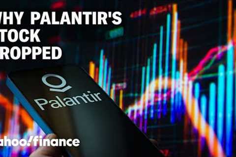 Palantir posted blockbuster earnings, so why is it''s stock trading lower?