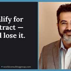 You qualify for the contract — and still lose it.