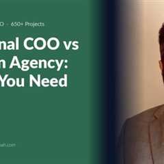 Learn when to hire a fractional COO vs an Amazon agency. Discover why agencies drive traffic but..