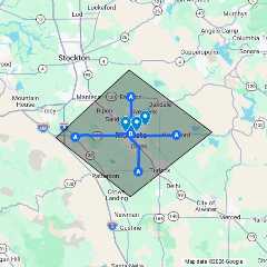 Modesto Roofers - Google My Maps